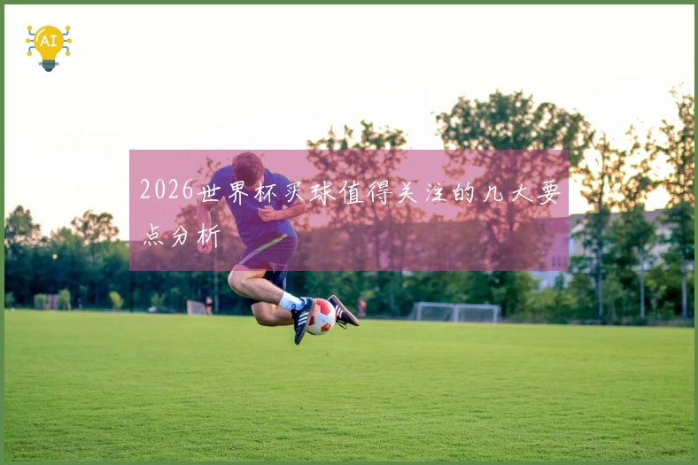 2026世界杯买球值得关注的几大要点分析